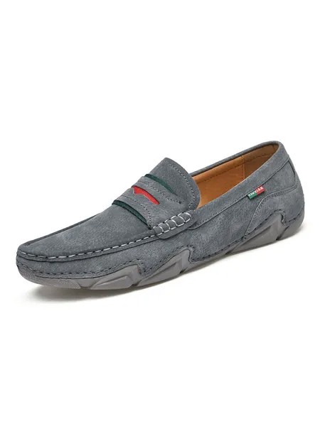 Milanoo Men's Suede Penny Loafers