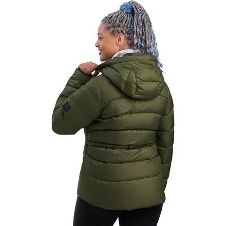 Пуховик с капюшоном Coldfront — женский Outdoor Research, коричневый