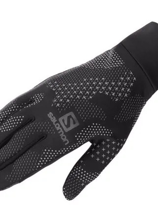 Перчатки SALOMON Agile Warm Glove U Black/Ao/Si (US:M)