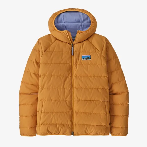 Хлопковый пуховик Patagonia, цвет Dried Mango