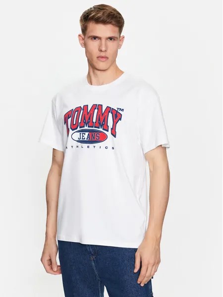 Футболка свободного кроя Tommy Jeans, белый