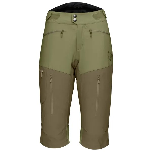 Шорты Norrøna Women's Fjørå Flex1, цвет Loden Green