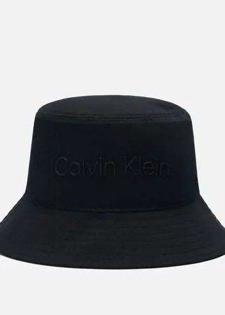Панама Calvin Klein Jeans Embroidered Logo, цвет чёрный