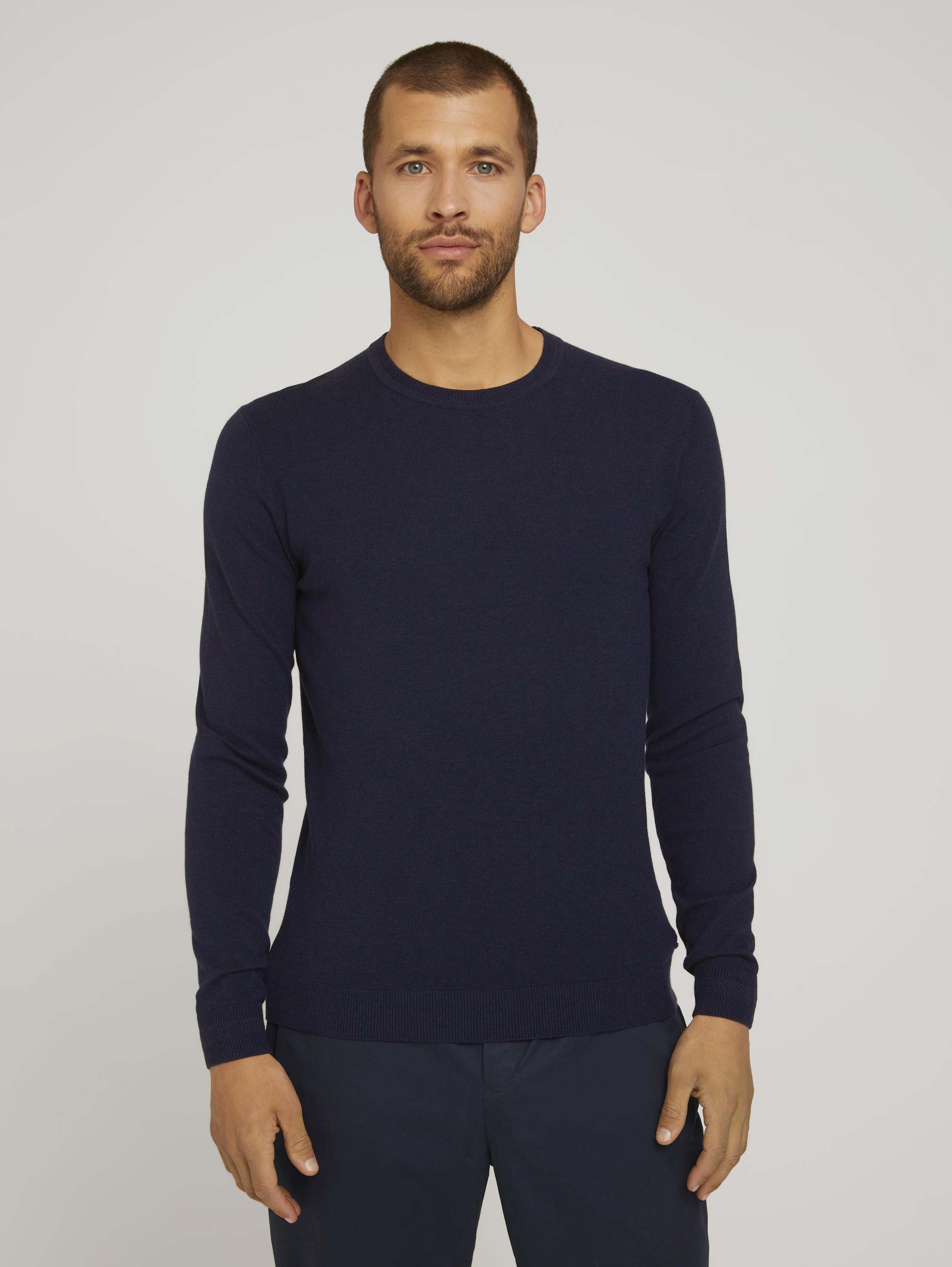 Джемпер мужской TOM TAILOR 1026507 синий L