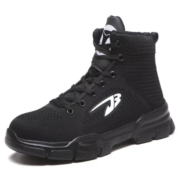 Мужские рабочие ботинки GYUXIN( 2023, Мужская защитная обувь, мужские ботинки со стальным носком, защитные рабочие ботинки, неразрушаемые кроссо...
