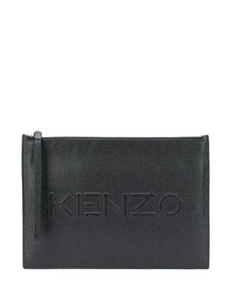 Kenzo клатч с тисненым логотипом