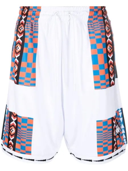 Marcelo Burlon County of Milan спортивные шорты Aop Folk Kappa, белый