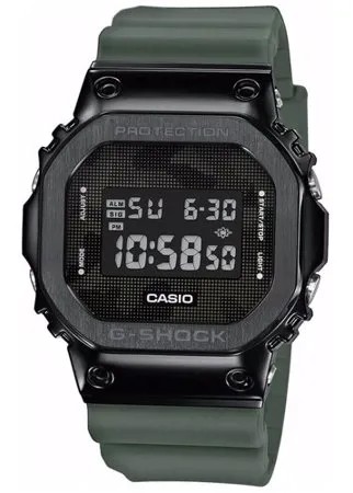 Наручные часы CASIO G-Shock GM-5600B-3ER, черный, зеленый