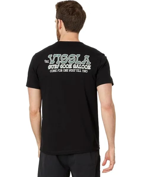 Футболка VISSLA Surf Goon Saloon Organic Short Sleeve Pocket, цвет Phantom