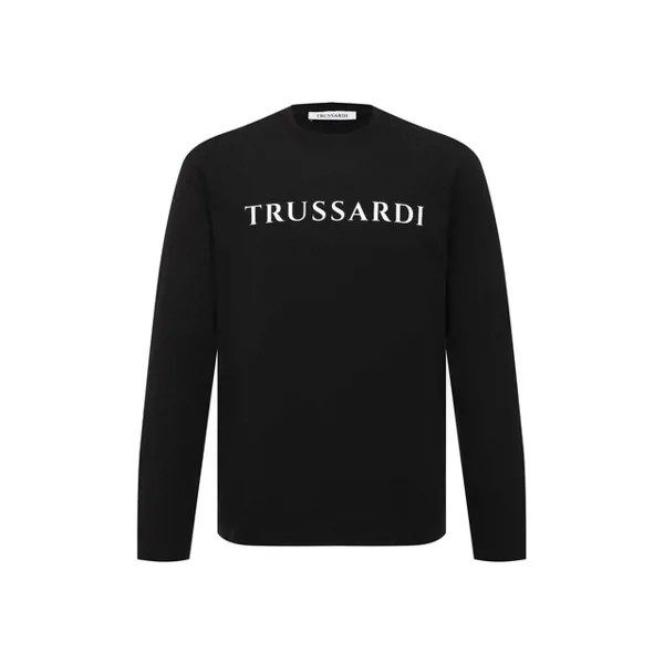 Хлопковый лонгслив Trussardi