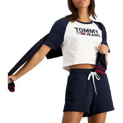 Женская укороченная футболка с логотипом Tommy Jeans BHFO 0277