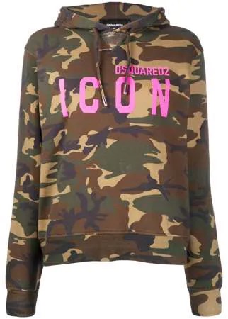 Dsquared2 худи с камуфляжным принтом