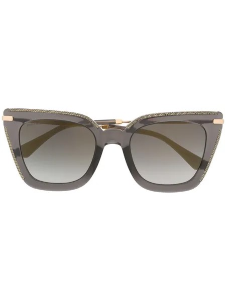 Jimmy Choo Eyewear солнцезащитные очки Ciagras в массивной оправе