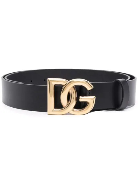 Dolce & Gabbana ремень с пряжкой-логотипом DG