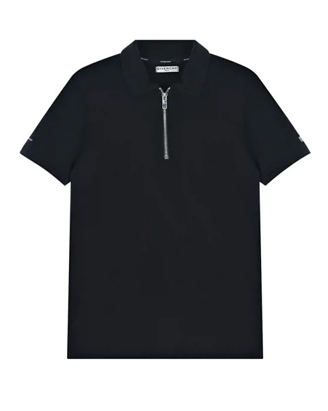 Черная футболка-поло Givenchy детская