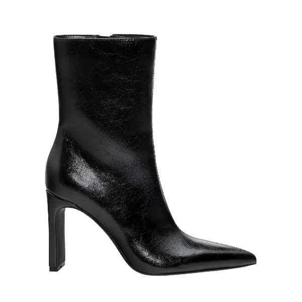 Ботильоны Pull&Bear x Valentina Zenere High-heel Ankle With Pointed Toe, черный