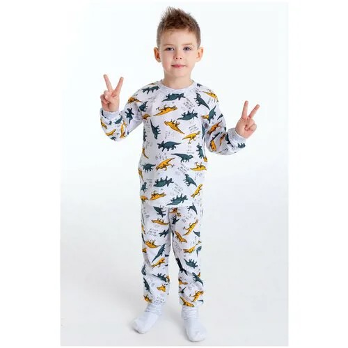 Пижама для мальчика Takro, размер 98, с динозаврами