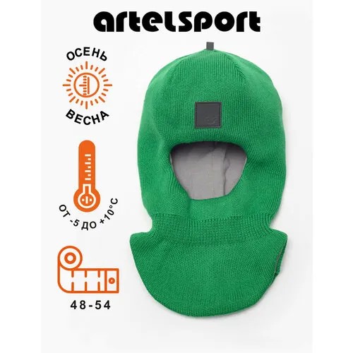 Шапка ARTEL Мелу, размер 50, зеленый