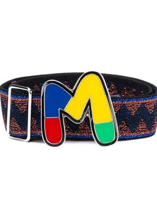 M Missoni ремень с эмалированным логотипом