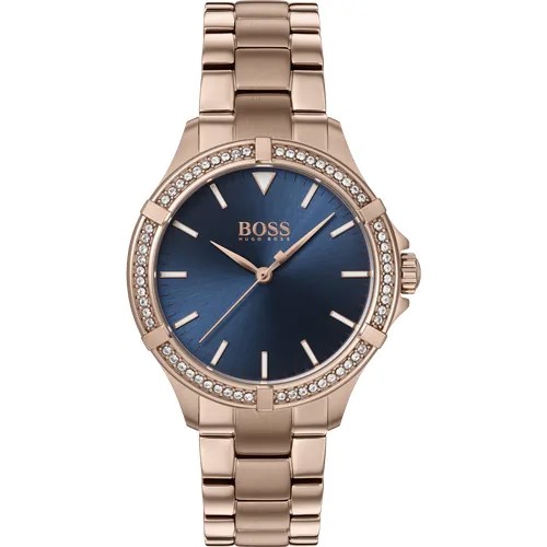 Наручные часы BOSS Часы женские Hugo boss 1502468, золотой, синий