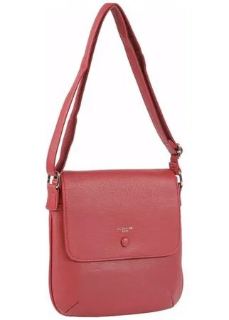 Сумка кросс-боди женская David Jones 6614-2 DARK RED, красная