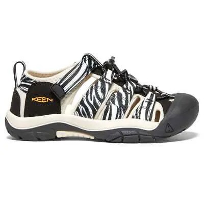 Keen Newport H2 Zebra Sport Youth Girls Черно-белые повседневные сандалии для девочек 1026856