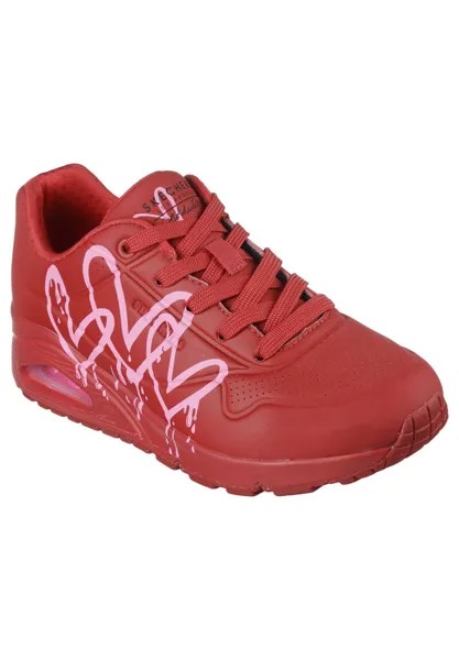 Кроссовки Skechers Low UNO DRIPPING, красный