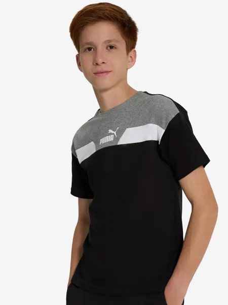 Футболка для мальчиков PUMA Power Colorblock, Черный