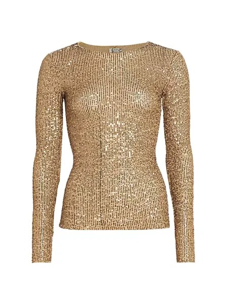 Блузка с длинными рукавами Gold Rush Free People, цвет gold combo