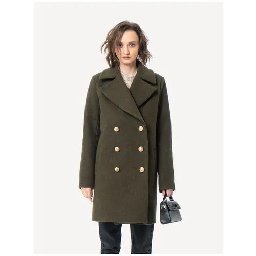 Пальто от ELISEEV.STORE Бушлат женский в оливковом цвете