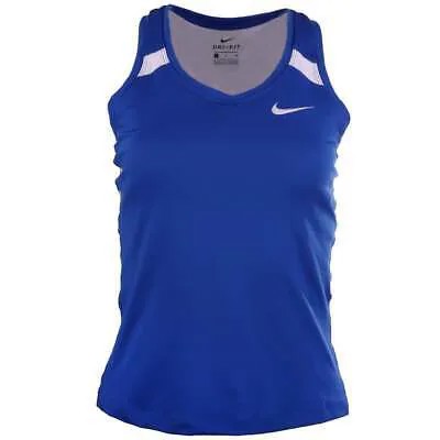 Майка Nike Running Scoop Neck Womens Blue Casual Athletic 835963-494