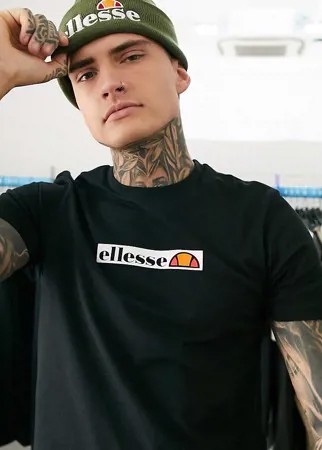 Черная футболка с логотипом ellesse эксклюзивно для ASOS-Черный