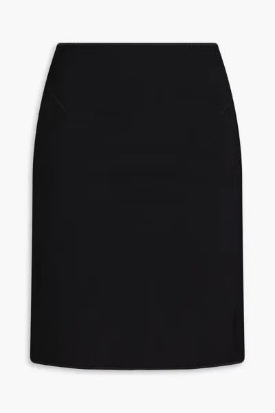 Мини-юбка La Jupe Pina из эластичной шерсти Jacquemus, черный