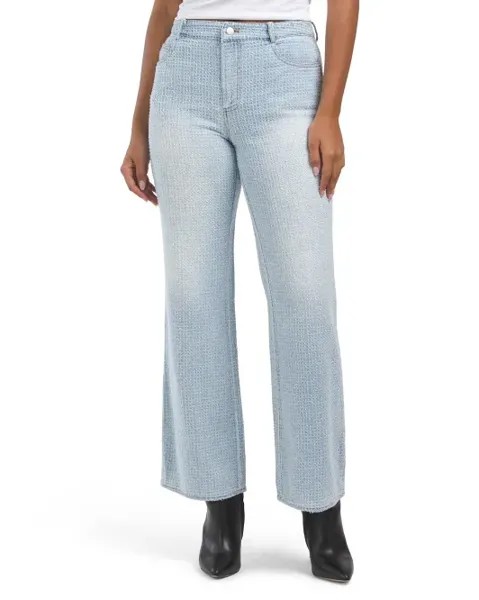 Джинсы с высокой посадкой Le Lis, цвет Light Denim