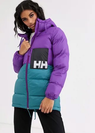 Фиолетовая дутая куртка Helly Hansen-Фиолетовый