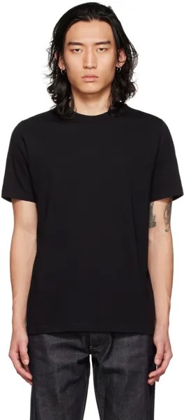 Черная футболка с круглым вырезом Jil Sander