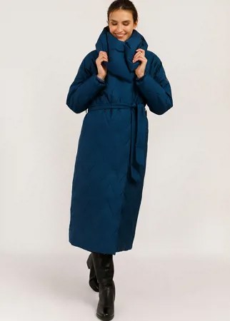 Куртка женская Finn Flare W19-12018 синяя XS; S