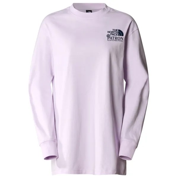 Лонгслив The North Face Women's Nature L/S Tee, цвет Icy Lilac