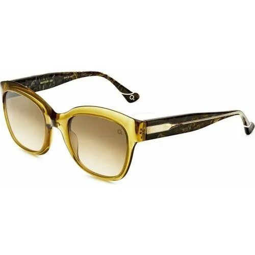 Солнцезащитные очки Etnia Barcelona, кошачий глаз, оправа: пластик, с защитой от УФ, для женщин, желтый