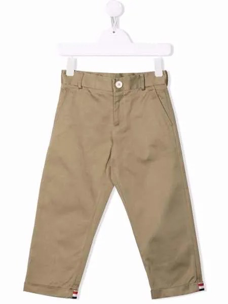 Thom Browne Kids брюки чинос с полосками RWB