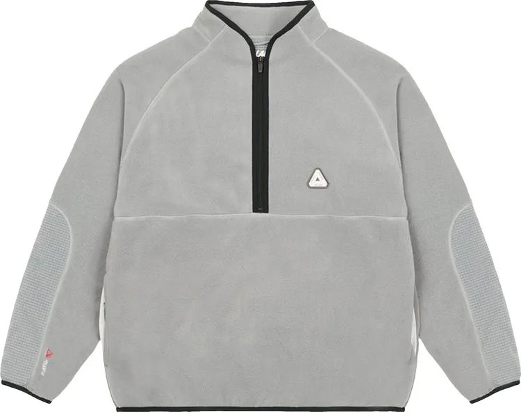 Куртка Palace Polartec 1/4 Zip Jacket 'Grey', серый