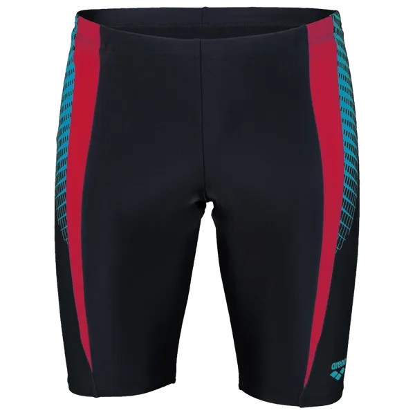 Плавки Arena Threefold Jammer, цвет Black/Black/Anguria