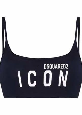 Dsquared2 бюстгальтер-бралетт с логотипом