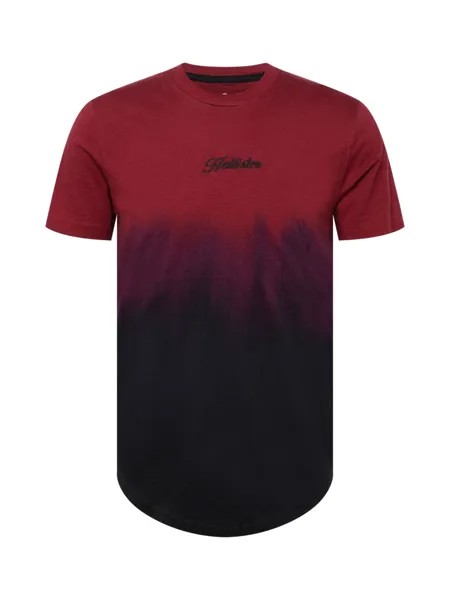 Футболка Hollister, ночной синий/карминно-красный