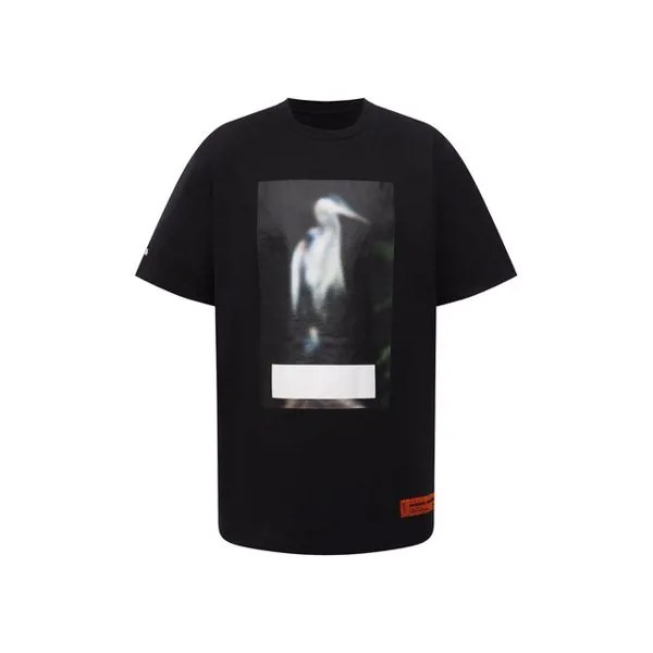 Хлопковая футболка Heron Preston