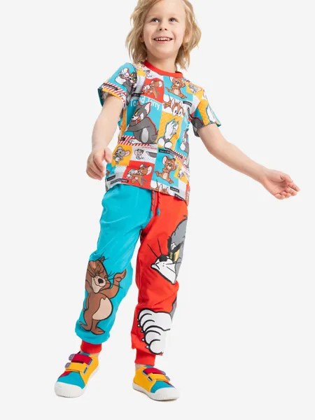 Комплект Playtoday для мальчиков: футболка, брюки, Мультицвет