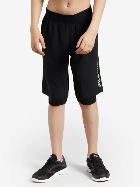 Шорты для мальчиков FILA, Черный