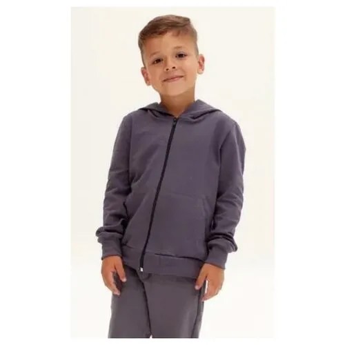 Толстовка Kaftan Rock on, размер 98-104, серый