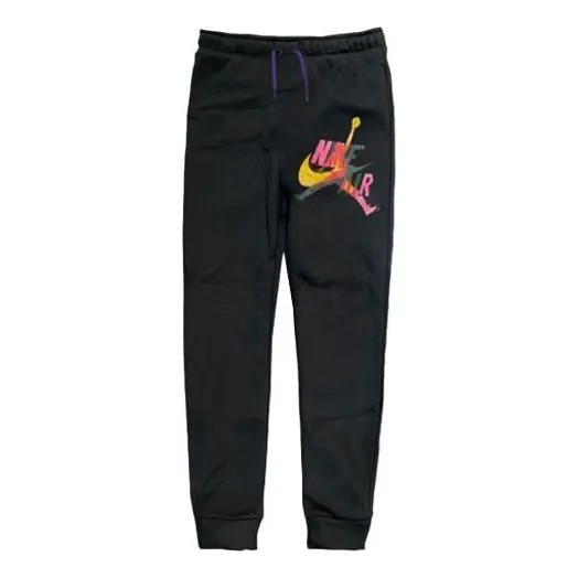 Спортивные штаны Air Jordan Fleece Lined Casual Sports Pants Black, черный