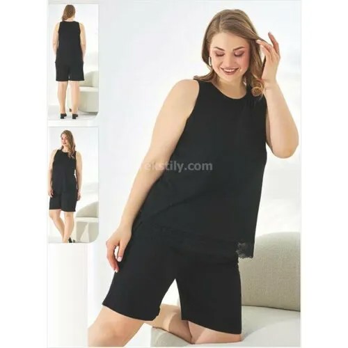 Комплект Sevim, размер 56(4XL), черный